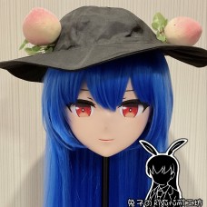 (RB20240)Customize Full Head Quality Handmade Female/Girl Resin Japanese Anime Cartoon Character Kig Cosplay Kigurumi Mask
